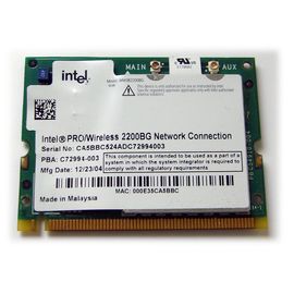 WLAN Karte Mini PCI 802.11 b/g | Intel PRO/Wireless WM3B2200BG