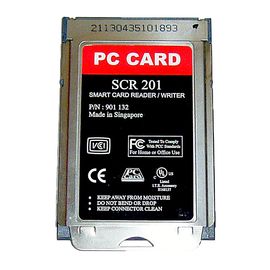 PCMCIA Smart Card Reader / Writer Kartenleser PC Card :: SCM SCR201