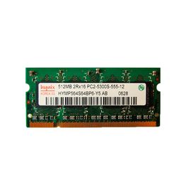 Arbeitsspeicher RAM hynix DDR2 | 512MB | 667MHz | 2Rx16 | PC2-5300S | HYMP564S64BP6-Y5 AB