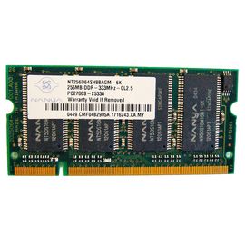 Arbeitsspeicher RAM Nanya DDR | 256MB | 333MHz | PC2700S-25330